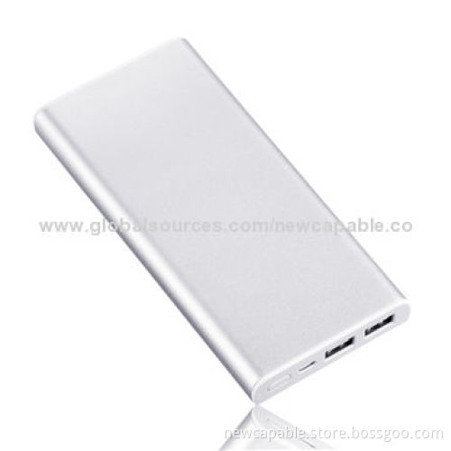 Power Banks with 12,000mAh Big Capacity, ATL Polymer Cell and Dual-USB Output